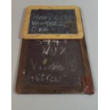 Two Vintage School Slates,