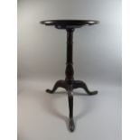 A Nice Quality, Early 19th Century Wine Table on Tripod Support, Dish Top,