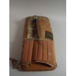 A Vintage American Ice Hockey Goalie Blocker Glove by Wilson No.