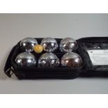 A Cased Set of French Boules