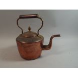 A Large Victorian Copper Kettle