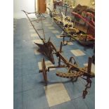 A 19th Century Iron Horse Drawn Ridge Plough