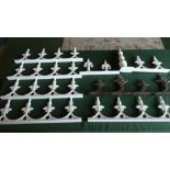 A Collection of Eight Modern Iron Wall Finial Decorations,