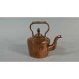 A Miniature Victorian Copper Kettle.