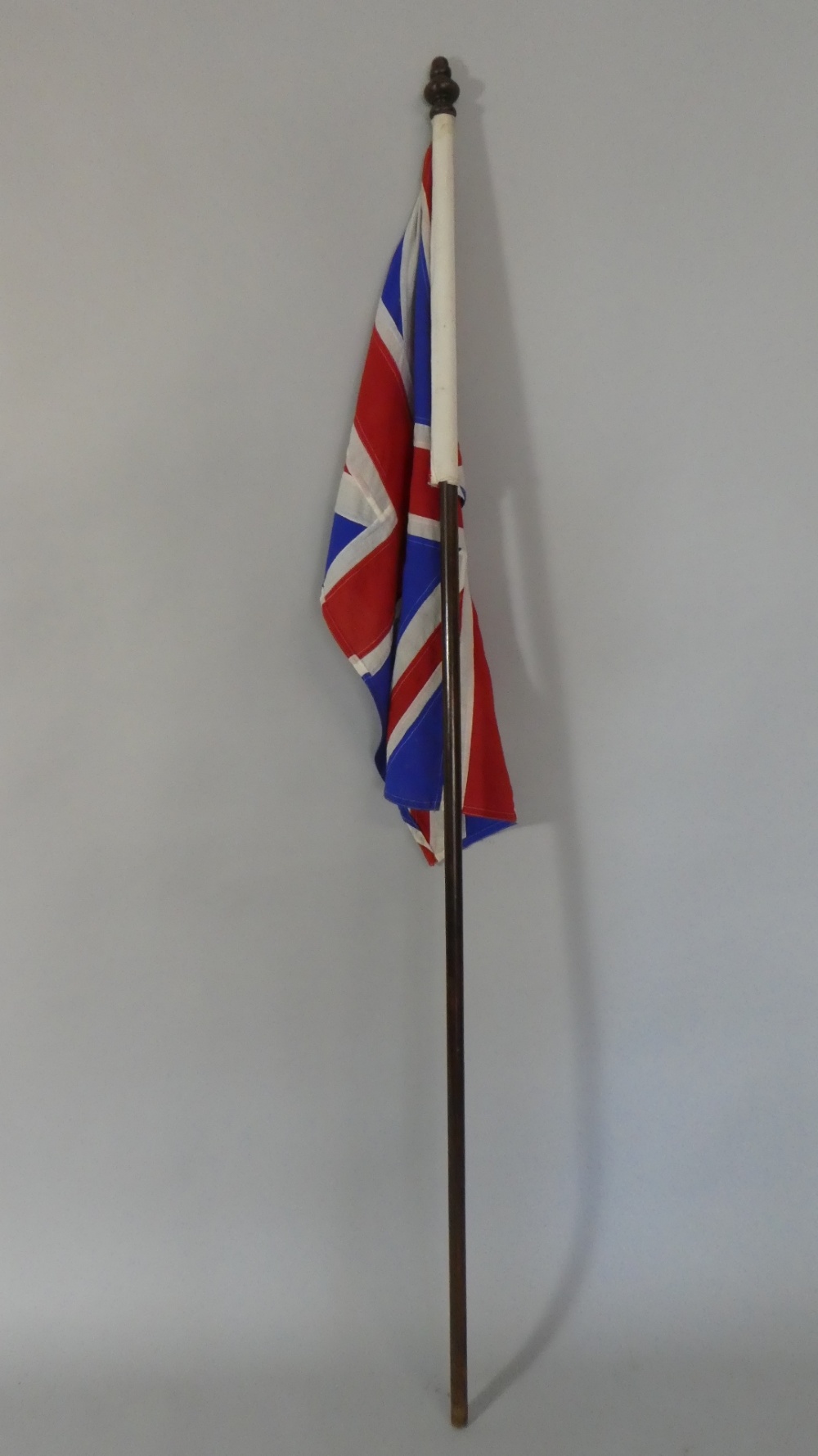 An Early 20th Century Union Jack Flag Made from Separate Fabric Components Stitched Together,