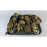 A Collection of Victorian and Later Horse Brasses and Straps, to Include Beehive, Queen Victoria,