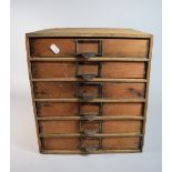 An Edwardian Six Drawer Stationery Box,