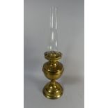 A Brass Oil Lamp with Chimney