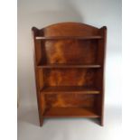 An Oak Four Shelf Open Bookcase,
