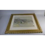 A Framed Watercolour Depicting English Bridge at Shrewsbury, Signed Spencer Ford,