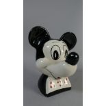 A Ceramic Mickey Mouse Money Box,