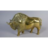 A Heavy Brass Study of A Buffalo,