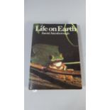 A Bound Volume, Life on Earth - A Natural History, Signed by David Attenborough with Dust Cover,