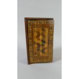 A Small Rectangular Box, the Hinged Lid with Tunbridge Ware Decoration, 14cm Wide