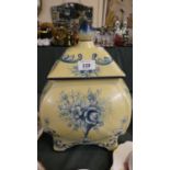 A Large Ceramic Lidded Vase, 35cm High