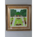 A Framed Oil on Board, Come and Play Sheba By G Bradley, Hull Prison, September 1972, 28cm Square