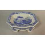A Spode Blue and White Signature Collection Aesop Fables Dog Bowl, 27cm Wide
