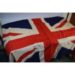 A Printed Cloth Union Jack, 165x108cm