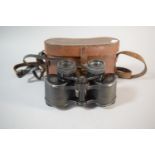 A Pair of Cased Carl Zeiss Jena Delturisem 8x24 Binoculars No.1088725