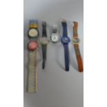 A Collection of Five Vintage Wrist Watches