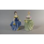 Two Royal Doulton Figures, Clarissa HN 2345 and Melanie HN 2271