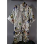 A Vintage Silk Robe and Scarf