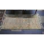 A Chinese Woollen Hearth Rug, 120x62cm