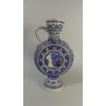 A Late 19th Century German Simon Peter Gerz Salt Glaze Stoneware Ewer, Impressed Mark to Base, Model