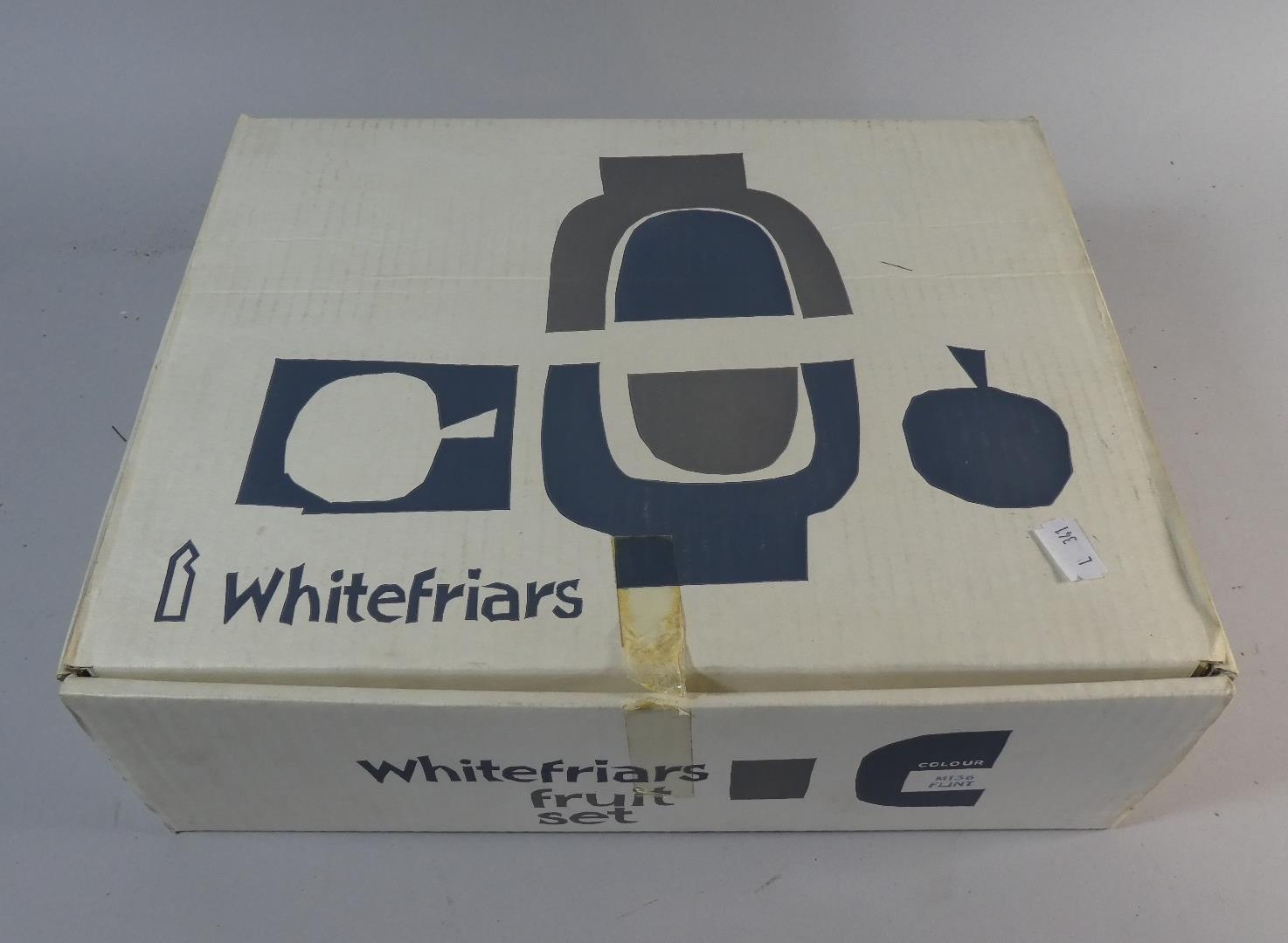 A Whitefriars Fruit Set in Original Box