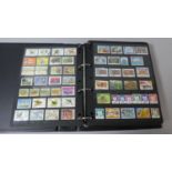 A Prinz Ring Binder Album Containing 55 Double Pages Full of Stamps, Countries S-Z