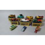 A Collection of Seven Boxed and Three Unboxed Matchbox Toys