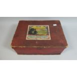 A 19th century Boxed GBN Tin Plate Magic Lantern Complete with Twenty-Two Slides