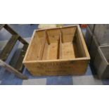 A Pine Packing Case for Keillers Fine Confectionery, Dundee, 64cm Wide