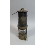 A 19th Century Brass and Steel Miner's Safety Lamp