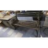 A Garden Bench, 112cm Long