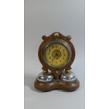A Late 19th Century Alarm Clock, 25cm High