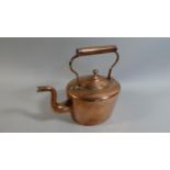 A Copper Kettle. 26.5cm high