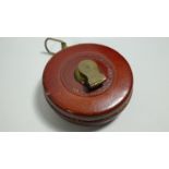 A Rabone Leather Covered 33 ft Tape Measure