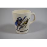 A c.1960 Batman and Robin Mug by Washington Pottery ltd Hanley England National Periodical