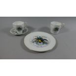 A Paragon Fine Bone China 1969 1st Moon Landing Commemorative Trio and Mug