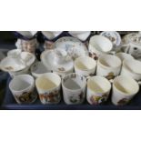 A Collection of Various Commemorative and Coronation Mugs, Wood and Sons Character Jugs etc