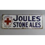 A Vintage Enamelled Sign For Joules Stone Ales, by Stainton and Hulme, 76cm Wide