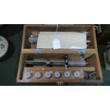 A Cased Phillip Harris Syringe Pipette Machine for Measuring Oxygen