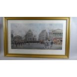 A Framed Limited Edition Print, the RAOC Guard of Honour Lord Mayor's Procession 1981, no.8/300