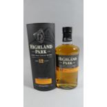 A Bottle of Highland Park Single Malt Scotch Whisky