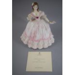 A Royal Worcester Limited Edition Figure, The Masquerade Begins, with Certificate (Thumb is