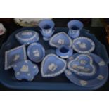 A Collection of Various Items of Wedgwood Jasperware