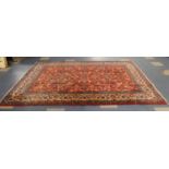 A Persian Hand Made Isfahan Carpet, 303cm x 212cm