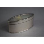 A Small Late 19th/Early 20th Century Dutch Silver Trinket Box. With Inset Silver Chinese Mother of
