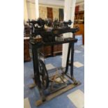 A Treadle Lathe by Drummond Brothers, 3.5" Centre Flat Bed Formerly Supplied to Charterhouse